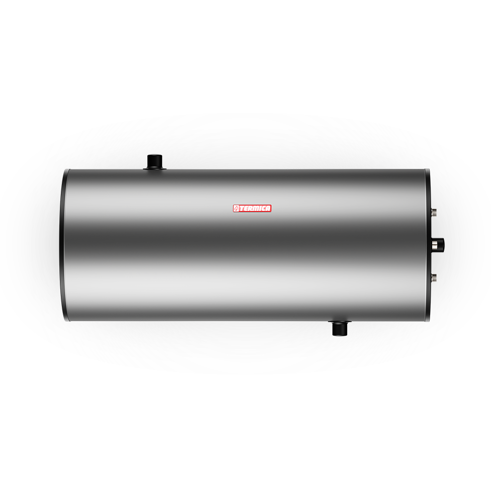 TERMICA Doppelmantelspeicher 140 l, Edelstahl, mit Sicherheitsventil – W2P140